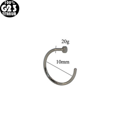 1 ks titánové dámske krúžky na pery, lekársky krúžok do nosa, falošný krúžok do nosa, piercing do septa, klip na ústa, falošný piercing do tela, klip na krúžky