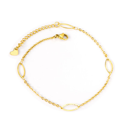 LUXUKISSKIDS Boho narukvice za gležnjeve Narukvice za žene Vodootporni nakit od nehrđajućeg čelika na nozi Noga Narukvica za gležanj Pozlaćeni trendi darovi Novo