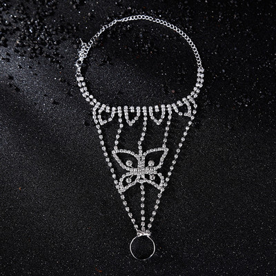 Mireasa cu strasuri gleznele cu flori pentru femei, la moda, farmec inel pentru picioare, bratara Tobillera pe picior, ciucuri, bijuterii pentru picior de plaja.