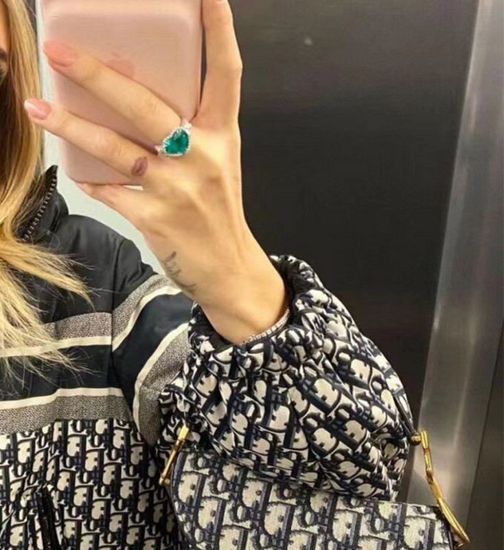 ΝΕΑ Trend Paraipa Σμαραγδένια Σχήμα Καρδιάς Γεμάτη Διαμάντια Ζευγάρι Δαχτυλίδια για Γυναίκες Κορίτσι Αγάπη Γεωμετρικό Αρραβώνα Νυφικό Δώρο Κοσμήματα