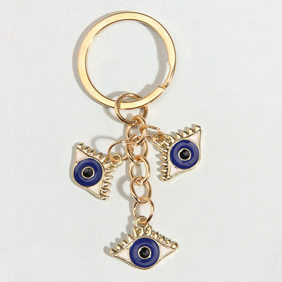 Punková smaltovaná kľúčenka s okom a mihalnicami, okrúhle kľúčenky, suvenírové darčeky pre ženy, mužov, kabelky, doplnky, DIY, jednoduché šperky