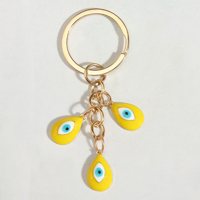 Punková smaltovaná kľúčenka s okom a mihalnicami, okrúhle kľúčenky, suvenírové darčeky pre ženy, mužov, kabelky, doplnky, DIY, jednoduché šperky
