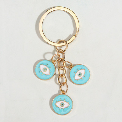 Punková smaltovaná kľúčenka s okom a mihalnicami, okrúhle kľúčenky, suvenírové darčeky pre ženy, mužov, kabelky, doplnky, DIY, jednoduché šperky