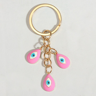 Punková smaltovaná kľúčenka s okom a mihalnicami, okrúhle kľúčenky, suvenírové darčeky pre ženy, mužov, kabelky, doplnky, DIY, jednoduché šperky