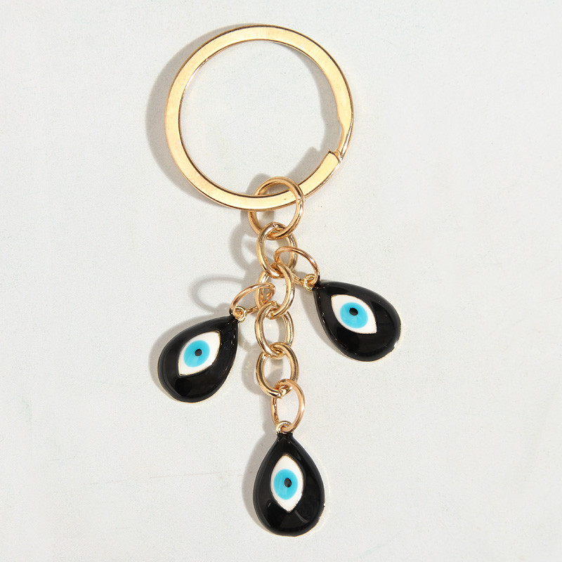 Punková smaltovaná kľúčenka s okom a mihalnicami, okrúhle kľúčenky, suvenírové darčeky pre ženy, mužov, kabelky, doplnky, DIY, jednoduché šperky