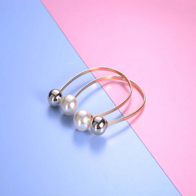 Pantofi cu toc inalt Sireturi Moda culoare sampanie Perla in forma de U Toc anti-cadere Sireturi detasabile Pantofi de dama Accesorii de bijuterii