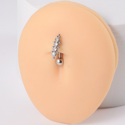 1 Buc Captorul de Vise Inel Buric Piercing Cristal de Zircon Reverse Buric Unghii Stud Danging Buric Bar pentru Femei Bijuterii pentru corp