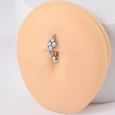 1 Buc Captorul de Vise Inel Buric Piercing Cristal de Zircon Reverse Buric Unghii Stud Danging Buric Bar pentru Femei Bijuterii pentru corp