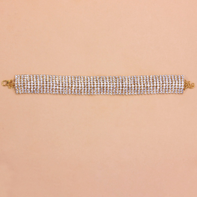 Stonefans Fashion Multi Strat Crystal Rhinestone Lanț de gleznă pentru femei Sunmmer Beach Lanț de gleznă pentru picioare Bijuterii cu ridicata