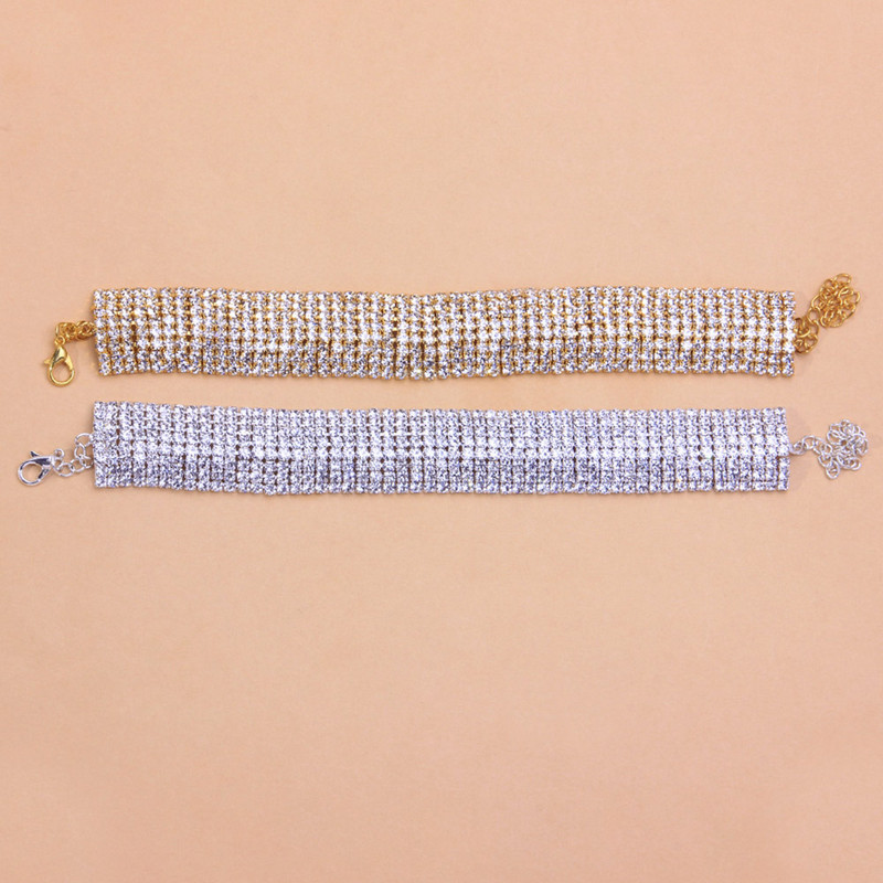 Stonefans Fashion Multi Strat Crystal Rhinestone Lanț de gleznă pentru femei Sunmmer Beach Lanț de gleznă pentru picioare Bijuterii cu ridicata