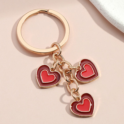 Încântător, colorat, breloc cu inimă, breloc de dragoste, cadou de Ziua Îndrăgostiților, breloc pentru femei, fete, accesoriu pentru geantă, chei de mașină, bijuterii
