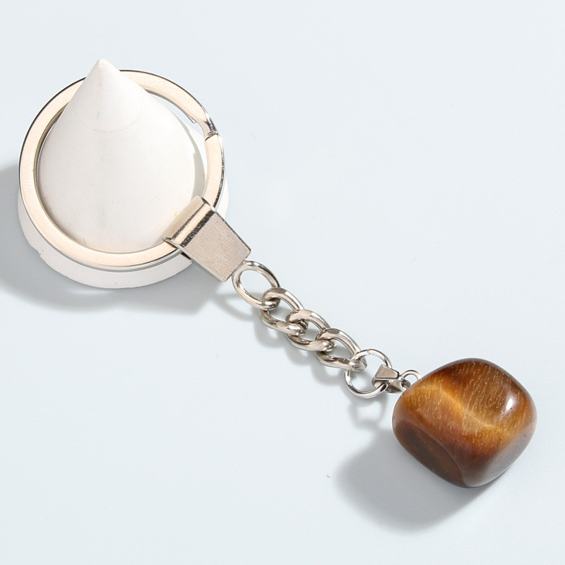 Design nou de bijuterii Breloc Neregularitate Pietra Breloc Cadouri de suvenir pentru femei Bărbați Accesoriu geantă Chei de mașină Bijuterii DIY