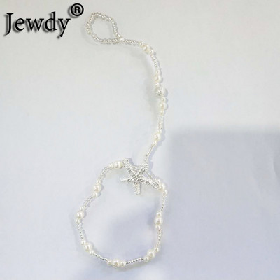 Boemia naturală Sea Shell Conch gleznă pentru femei Brățară de gleznă pe picior Lanț de culoare argintie Shell Boho gleznă Beach Bijuterii pentru picioare