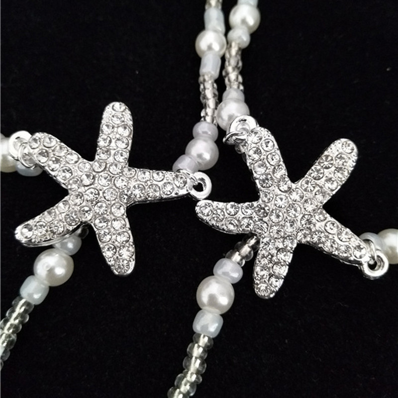 Boemia naturală Sea Shell Conch gleznă pentru femei Brățară de gleznă pe picior Lanț de culoare argintie Shell Boho gleznă Beach Bijuterii pentru picioare