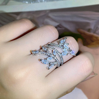 2022 ΝΕΑ Creative Paraiba Ζευγάρι Δαχτυλίδια με πολύχρωμα Γυναικεία Κρυστάλλινα Πλήρες Διαμάντια Δώρο Κοσμήματα για την Ημέρα του Αγίου Βαλεντίνου