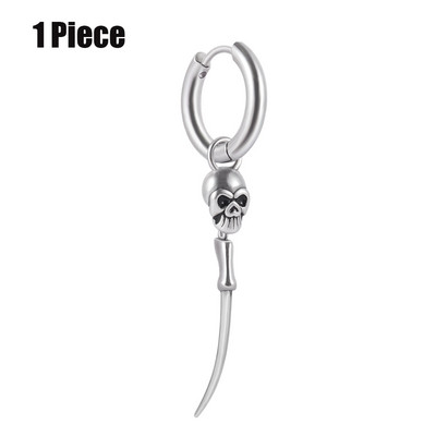 1/2 ks visiace náušnice s lebkou 20g punkový lalok piercing do ucha tragus helix chrupavkový prsteň pre ženy mužov meradlo telové šperky