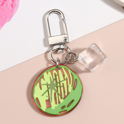Breloc cu desene animate Ice Cube Struguri Pepene Avocado Breloc Acrilic Fructe Breloc Pentru Femei Bărbați Adolescenți Husă pentru căști Cadouri