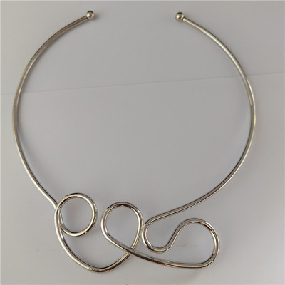 2023 Πανκ Χρυσό Ασημί Χρώμα Ροπές Τσόκερ Κολιέ Γυναικείο Γεωμετρικό Μεταλλικό Γιακά Καρδιά Τσόκερ Μόδα Κόλιερ