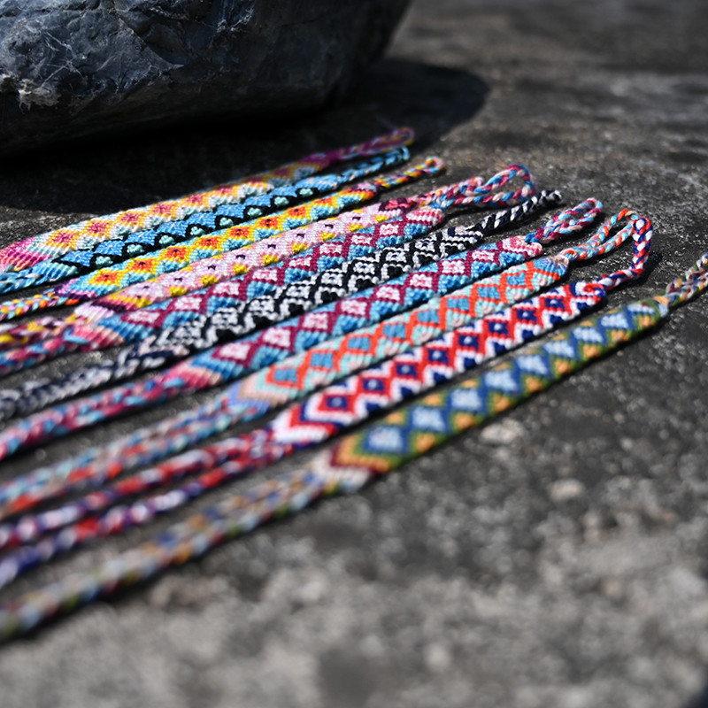 10 τμχ/Παρτίδα Χειροποίητο γυναικείο βραχιόλι αστραγάλου για πόδι με πλέξη με νήμα και λουράκι ποδιών Friendship Beach BarefootJewelry Accessories