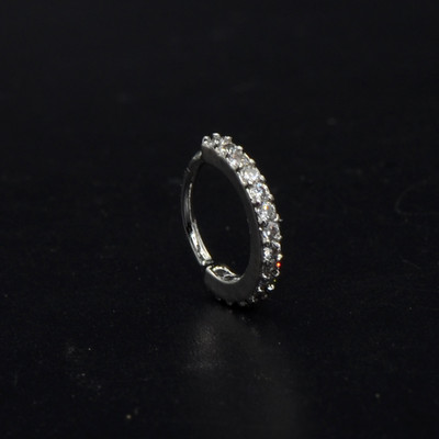 1 τεμάχιο 6-8mm Cz κρίκος μύτης ρουθούνι δαχτυλίδι Flower Helix Cartilage Tragus Earring 20gx8mm Cz Cartilage Σκουλαρίκι Huggie Hoop