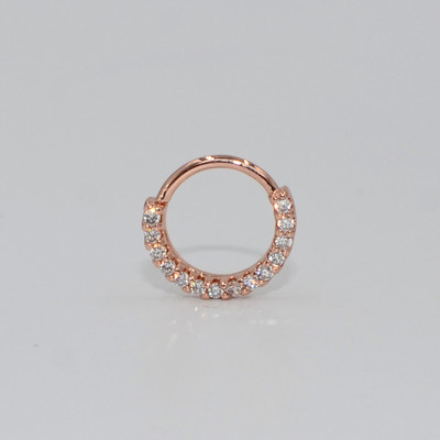 1 τεμάχιο 6-8mm Cz κρίκος μύτης ρουθούνι δαχτυλίδι Flower Helix Cartilage Tragus Earring 20gx8mm Cz Cartilage Σκουλαρίκι Huggie Hoop