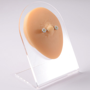 1 бр. 316l хирургическа стомана Daisy Tongue Balbell Stud Piercing Пръстен Пънк Пръстени за зърното на пъпа на езика Обеци за пиърсинг на пъпа