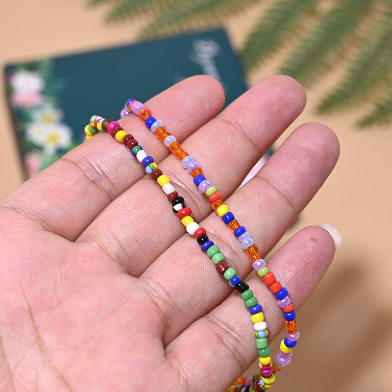 Bohemian Initial Anklet για Γυναικείες Καλοκαιρινές σπόροι από ανοξείδωτο ατσάλι Γράμμα ποδιών Αλυσίδα ποδιών Fashion Beach Jewelry MOON GIRL Design