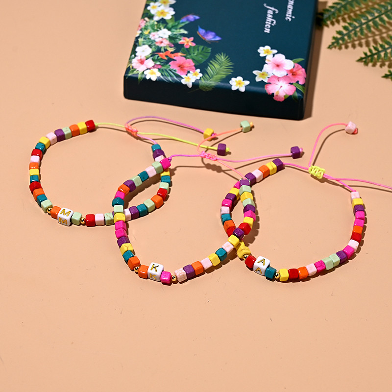 Πολύχρωμο αρχικό βραχιόλι με αστραγάλο στο πόδι για γυναίκες Μόδα ρυθμιζόμενα γυναικεία ποδαράκια κοσμήματα παραλίας με αλυσίδα