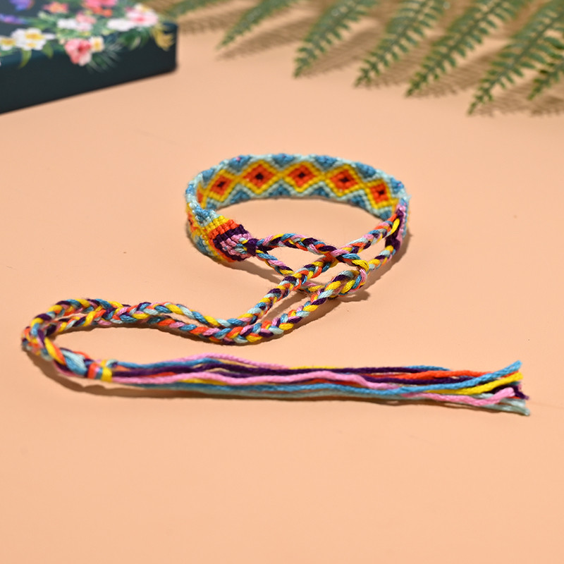 gleznă boemă lucrată manual pentru femei, colorată, modă de vară, lanț pentru picioare, stivuibil, împletit, bijuterii din macrame, design MOON GIRL