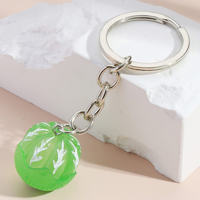 Breloc din rășină Breloc portocaliu multicolor Breloc cu fructe pentru femei bărbați Accesoriu geantă pentru mașină agățat bijuterii lucrate manual Cadouri