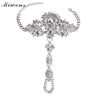 Miwens Hot New Fashion 2017 Nuntă Sandale desculțe Bijuterii pentru picioare de plajă Lant sexy pentru picioare Brațe de cristal pentru femeie 6756