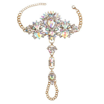 Miwens Hot New Fashion 2017 Nuntă Sandale desculțe Bijuterii pentru picioare de plajă Lant sexy pentru picioare Brațe de cristal pentru femeie 6756