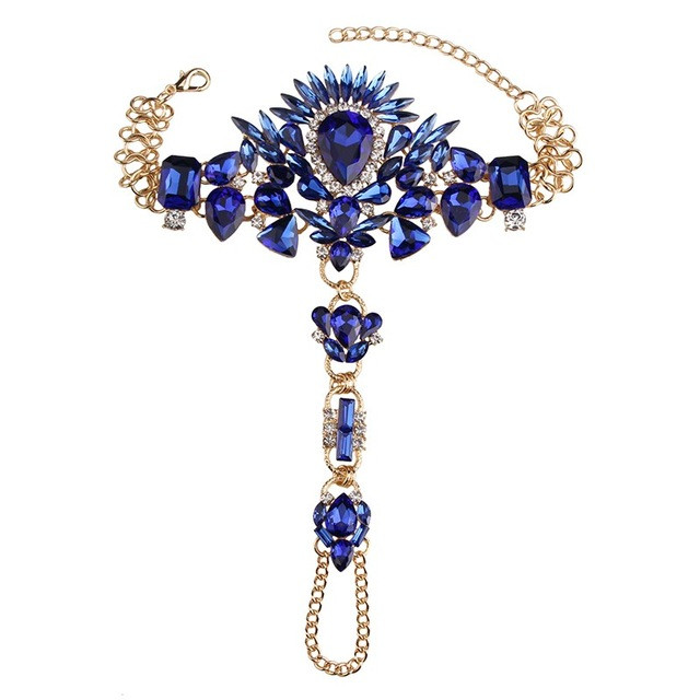 Miwens Hot New Fashion 2017 Nuntă Sandale desculțe Bijuterii pentru picioare de plajă Lant sexy pentru picioare Brațe de cristal pentru femeie 6756