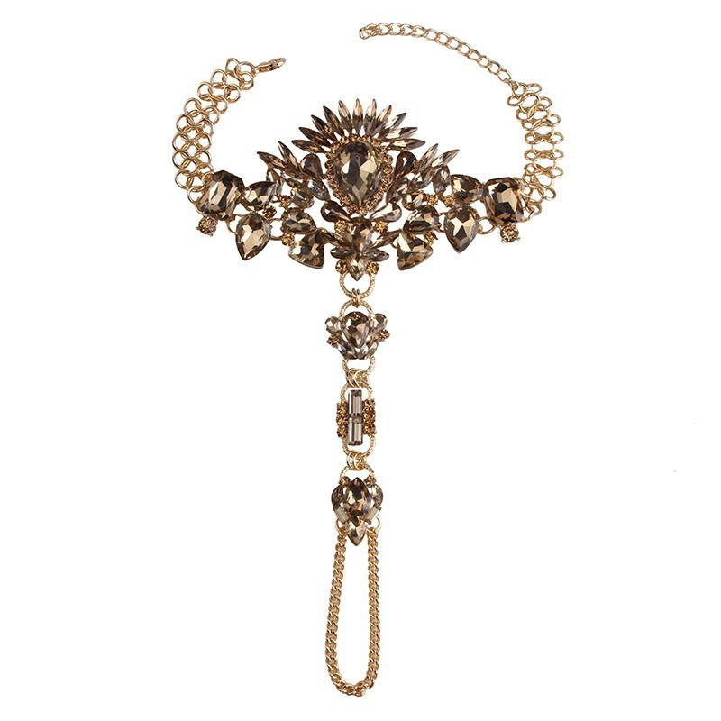 Miwens Hot New Fashion 2017 Nuntă Sandale desculțe Bijuterii pentru picioare de plajă Lant sexy pentru picioare Brațe de cristal pentru femeie 6756