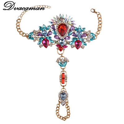 Dvacaman Hot New Trendi Boka karkötő Esküvői mezítlábas szandál Strand láb ékszer Szexi pite láblánc Női Boho Crystal Boho