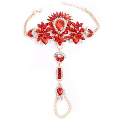 Dvacaman Hot New Trendi Boka karkötő Esküvői mezítlábas szandál Strand láb ékszer Szexi pite láblánc Női Boho Crystal Boho