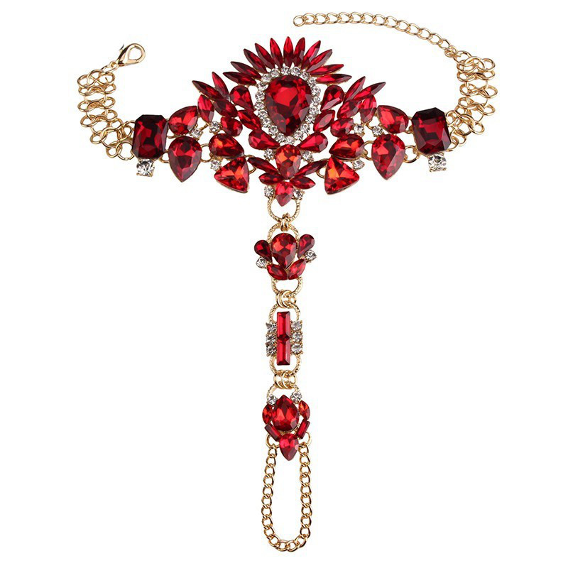 Dvacaman Hot New Trendi Boka karkötő Esküvői mezítlábas szandál Strand láb ékszer Szexi pite láblánc Női Boho Crystal Boho