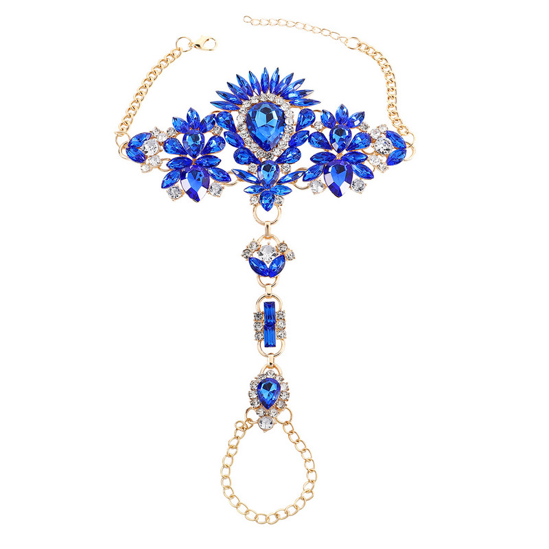 Dvacaman Hot New Trendi Boka karkötő Esküvői mezítlábas szandál Strand láb ékszer Szexi pite láblánc Női Boho Crystal Boho