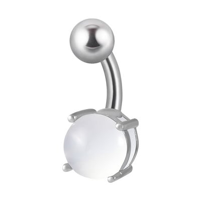 1 bucată dublu șurub piercing buric curbat barbelă set piatră plajă inele pentru buric piercing bijuterii pentru corp formă femei bărbați