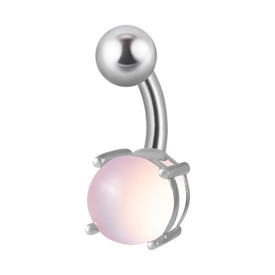 1 bucată dublu șurub piercing buric curbat barbelă set piatră plajă inele pentru buric piercing bijuterii pentru corp formă femei bărbați