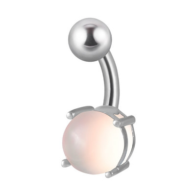 1 bucată dublu șurub piercing buric curbat barbelă set piatră plajă inele pentru buric piercing bijuterii pentru corp formă femei bărbați