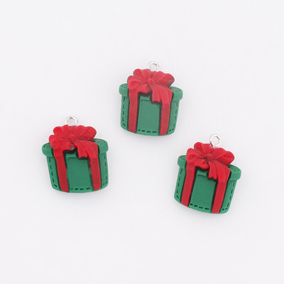 10 τμχ Χριστουγεννιάτικα μελόψωμο Άντρας Γούρια Kawaii Ρητίνη Κρεμαστό Γούρια για Σκουλαρίκια Μπρελόκ Diy παιδικά κοσμήματα προμήθειες κατασκευής