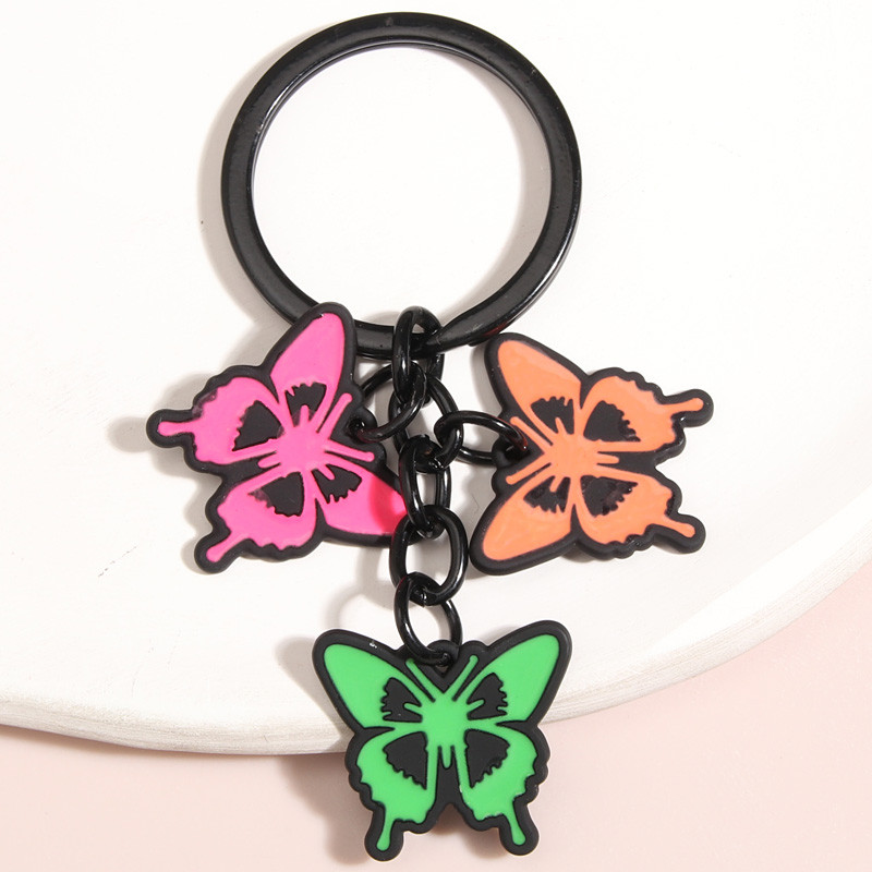 Breloc drăguț emailat, breloc fluture, animale zburătoare, breloc pentru femei, bărbați, accesoriu pentru geantă, bijuterii lucrate manual, cadouri