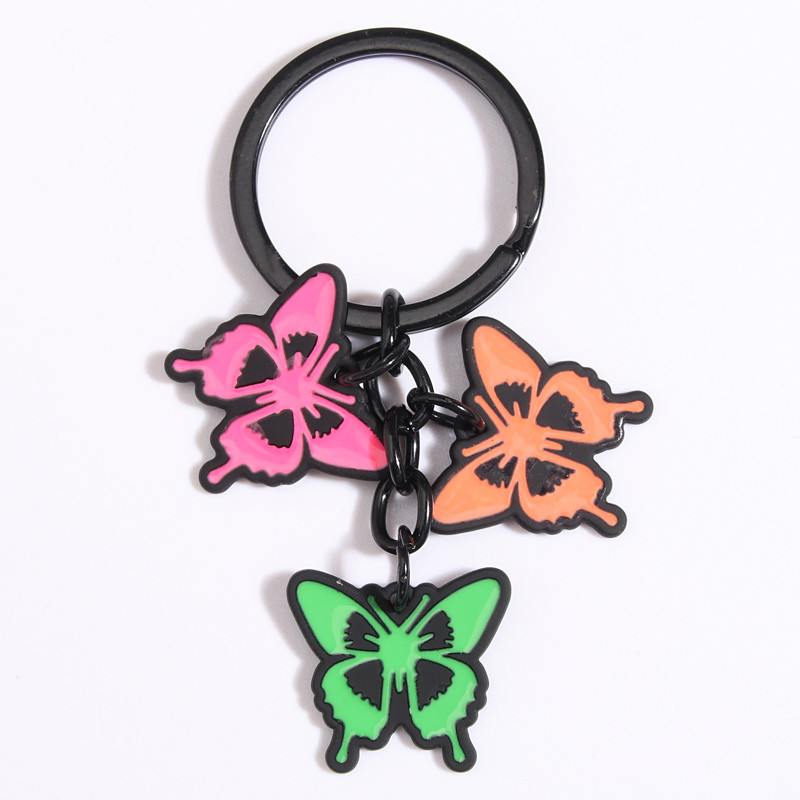 Breloc drăguț emailat, breloc fluture, animale zburătoare, breloc pentru femei, bărbați, accesoriu pentru geantă, bijuterii lucrate manual, cadouri