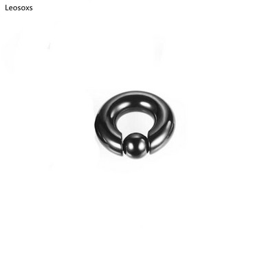 Leosoxs 1 buc dopuri de urechi și tuneluri din oțel inoxidabil Inele de cerc captive de dimensiuni mari Inele pentru nas Inele pentru mamelon Piercing Bijuterii pentru corp