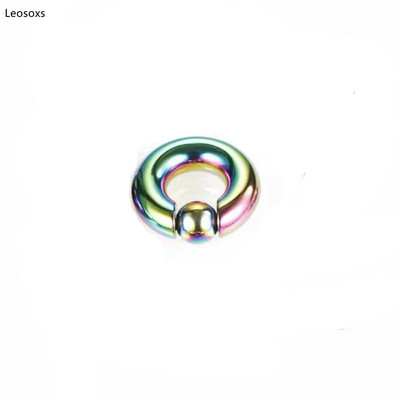 Leosoxs 1 buc dopuri de urechi și tuneluri din oțel inoxidabil Inele de cerc captive de dimensiuni mari Inele pentru nas Inele pentru mamelon Piercing Bijuterii pentru corp