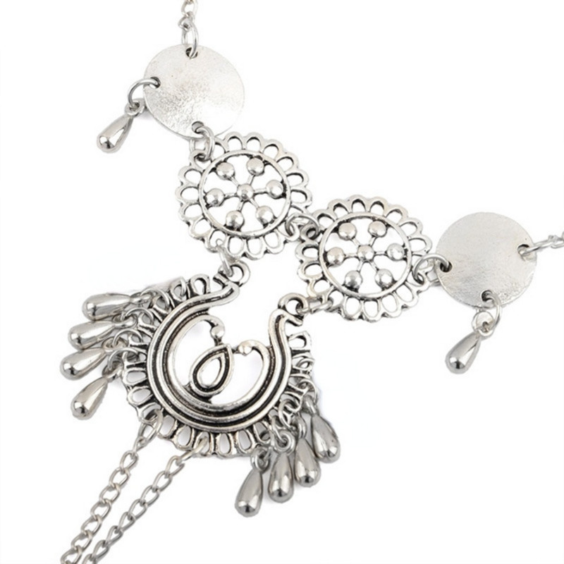 Femei Bohemian Flower Boho Chic Lant glezne Bijuterii indiene Bijuterii pentru plajă pentru picioare Sandale Botine desculțe #237431