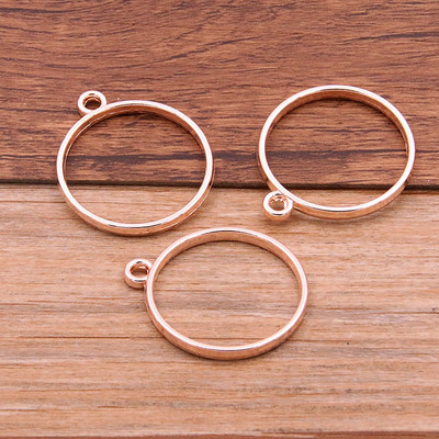 10 buc 28*32mm 7 culori accesorii pentru bijuterii din aliaj circulare rotunde farmec gol lipici necompletat tavă cu pandantiv ramă