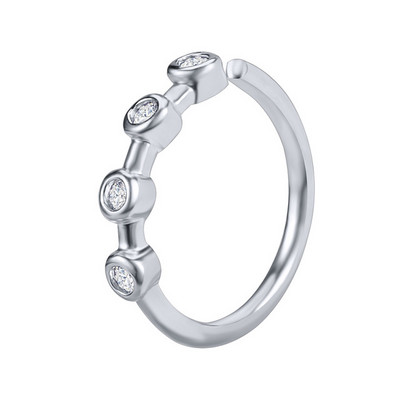1/2 DB sebészeti acél csuklós septum piercing Clicker tétel 16G Daith Piercing Clicker Helix fülbevaló karika orr karika septum gyűrű készlet