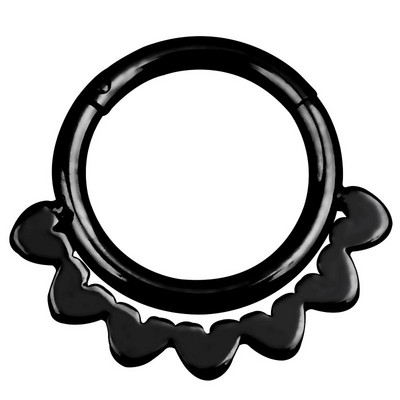 1/2PCS Piercing Septum Opal Clicker 16G Cristal Septum Piercing Inel Tragus Piercing Cercel Daith Helix Bijuterii